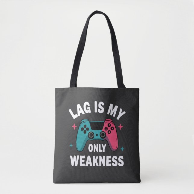 Lag ist mein einziger SchwächevideoGamer Tasche (Vorderseite)