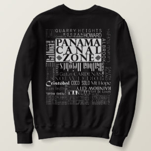 Lage des Panama-Kanals Sweatshirt