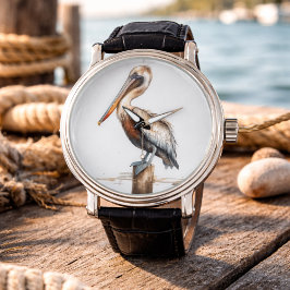Lage des Pelikans Armbanduhr