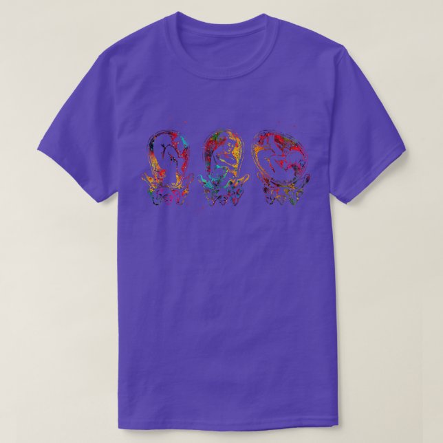 Lage Kind im Mutterleib 1 T-Shirt (Design vorne)
