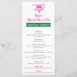 L'Âge S'Améliore Avec Le Menu Du Vin