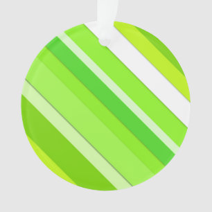 Lagen, feine Streifen - kalk grün und weiß Ornament