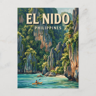 Lagen Island El Nido Philippinen Postkarte