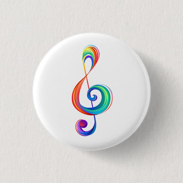 Lagen-Regenbogendreieck Button (Vorderseite)