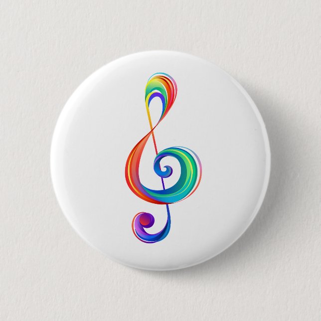 Lagen-Regenbogendreieck Button (Vorderseite)