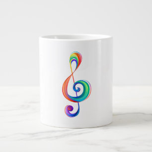 Lagen-Regenbogendreieck Jumbo-Tasse