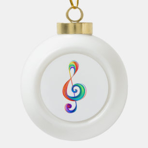 Lagen-Regenbogendreieck Keramik Kugel-Ornament