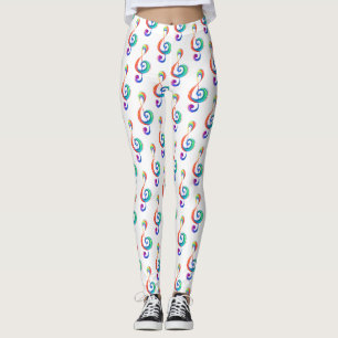 Lagen-Regenbogendreieck Leggings