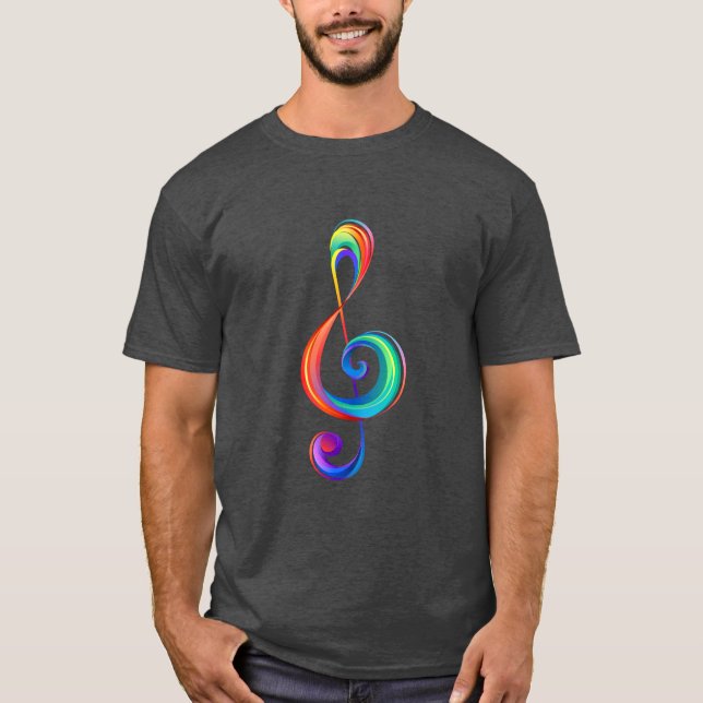 Lagen-Regenbogendreieck T-Shirt (Vorderseite)