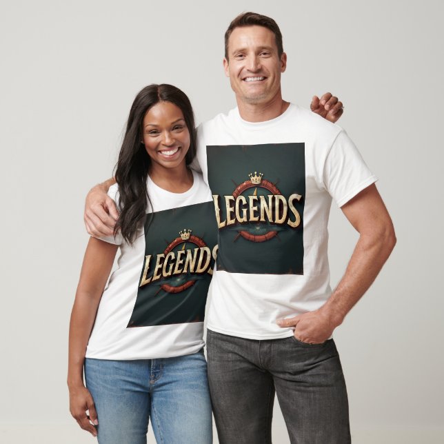 Lagends Typografy Name T - Shirt (Unisex)