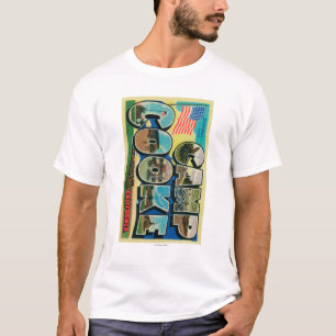 Lager Cooke, Kalifornien - große Buchstabe-Szenen T-Shirt
