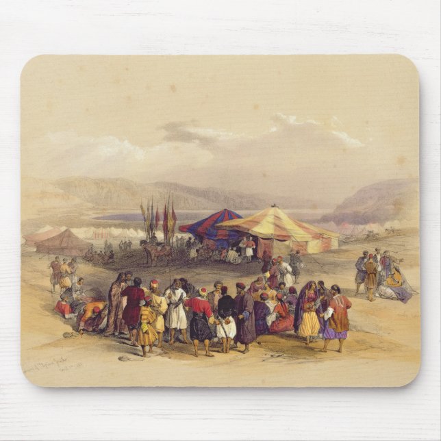 Lager der Pilger an Jericho Volumen II Mousepad (Vorne)