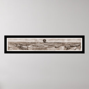 Lager-DIX, NJ Armee-Foto 1918 Poster