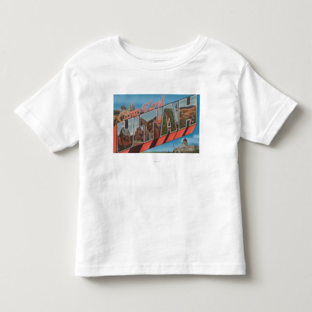 Lager Floyd, Utah - große Buchstabe-Szenen Kleinkind T-shirt (Vorderseite)