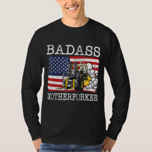 Lager Gabelstapler-Hubstaplergabel T-Shirt