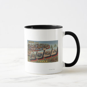 Lager-Haube, Texas - große Buchstabe-Szenen Tasse