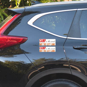 Lager im Wald nicht die Verlassen Strecke Aufkleber