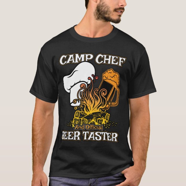Lager-Kochs-Geschenk für Sommer-Campingplatz-Köche T-Shirt (Vorderseite)