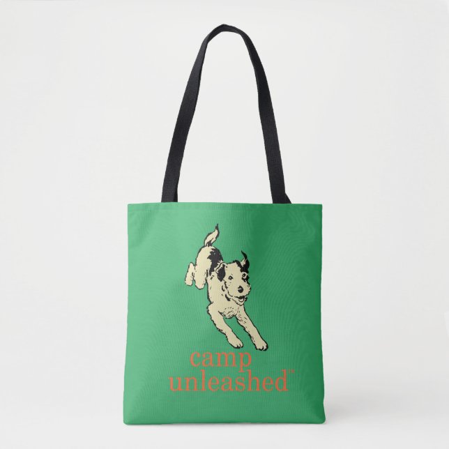 Lager losgebundene grüne Tasche (Vorderseite)
