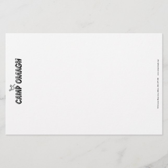 Lager stationär briefpapier (Vorderseite)