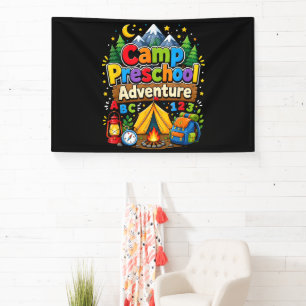 Lager Vorschul-Abenteuer Zurück zur Schule Erster Banner