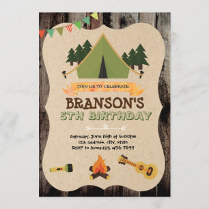 Lager-Wort-Einladung Einladung