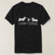 LagerCorgi fahrbares Corgi-Dunkelheits-Shirt T-Shirt (Design vorne)