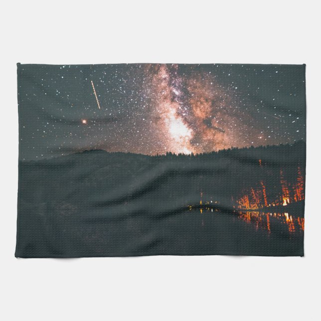 Lagerfeuer Geschirrtuch (Horizontal)
