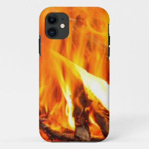 Lagerfeuer heiß mit Holz Case-Mate iPhone Hülle