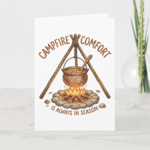 Lagerfeuer-Komfort Outdoor-Camping-Kochen Karte