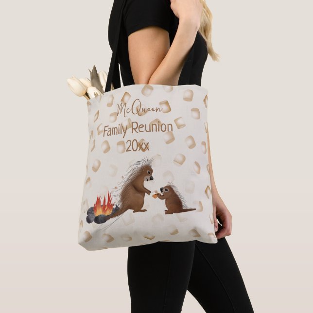 Lagerfeuer Marshmallow-Treffen Tasche (Von Nahem)