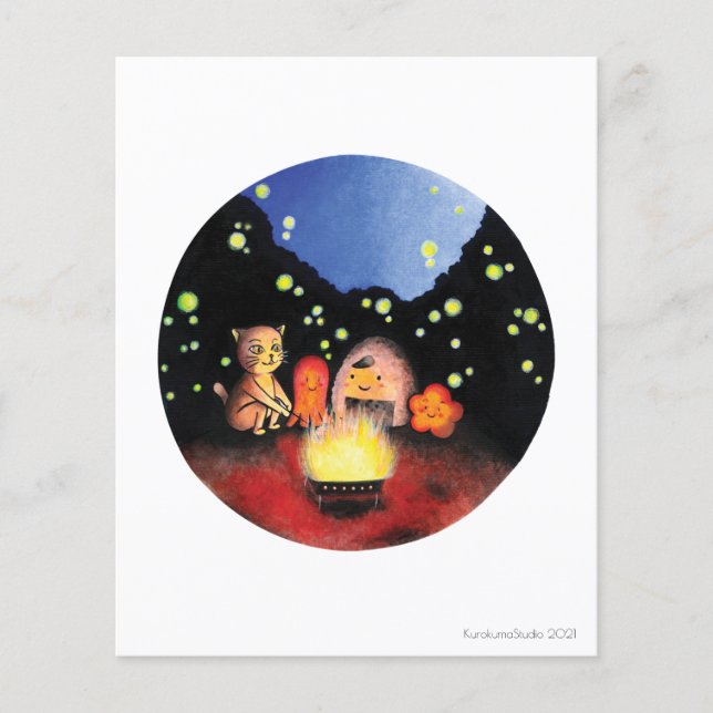 Lagerfeuer mit guten Freunden (Vorderseite)