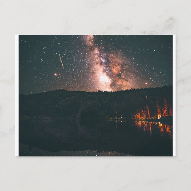 Lagerfeuer Postkarte (Vorderseite)