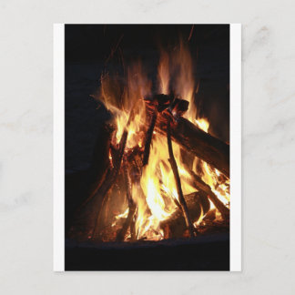 Lagerfeuer Postkarte