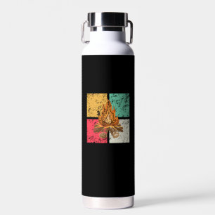 Lagerfeuer Retro Vintage Trinkflasche