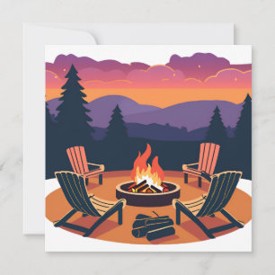 Lagerfeuer Sonnenuntergang
