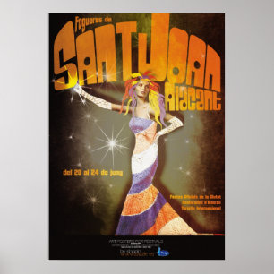 Lagerfeuer von San Juan Alicante Poster