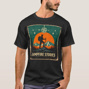 Lagerfeuergeschichten – Nachtfeuer-Natur-Erinnerun T-Shirt