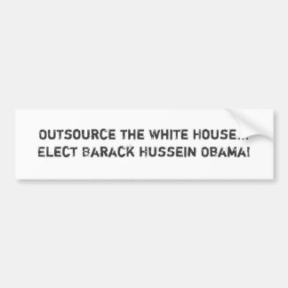 Lagern Sie das Weiße Haus… wählen Barack Hussei… Autoaufkleber