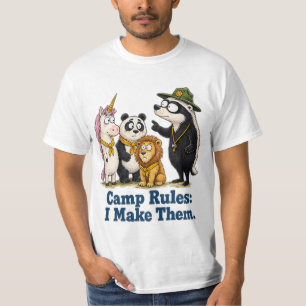 Lagerregeln: Ich mache sie Honigdachs Camping T-Shirt
