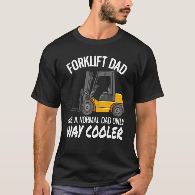 Lagerstaplerfahrer  Stapler-Vater T-Shirt (Vorderseite)