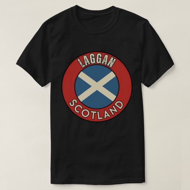 Laggan, Schottland T-Shirt (Design vorne)