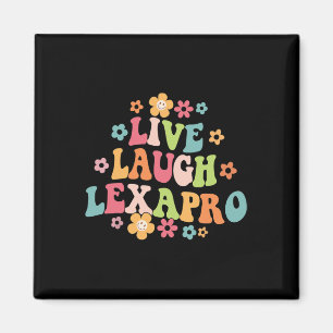 Lagh Lexapro Groovy Mental Health Therapeut Anxie Magnet