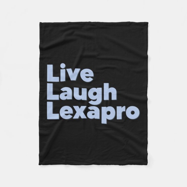 Lagh Lexapro Psychische Gesundheit Selbstmord Bewu Fleecedecke (Vorderseite)