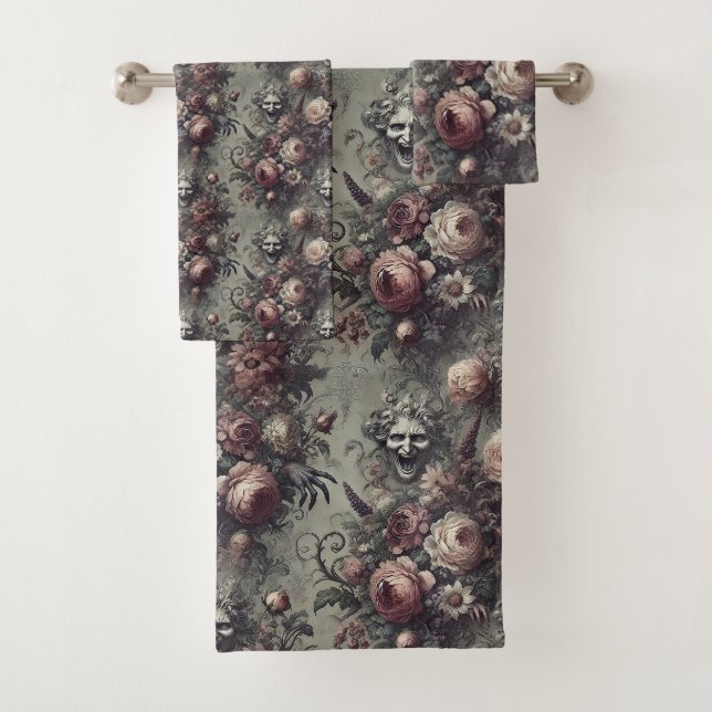 Lagh Lines - Gothic Viktorianisch Badhandtuch Set (Insitu)