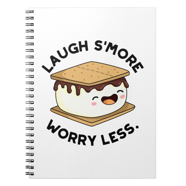 Lagh Smore Besorgnis weniger Funny Smore Pub Notizblock (Vorderseite)