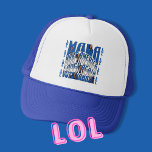 Laghing Kamala Truckerkappe<br><div class="desc">Lächend Kamala Trucker Hat lautet: MALA MAKE AMERICA LAUGH WIEDER STIMME KAMALA LOL LOL LOL LOL LOL LOL LOL LOL (Bearbeitbar)</div>