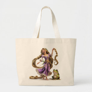 Laghing Rapunzel Jumbo Stoffbeutel