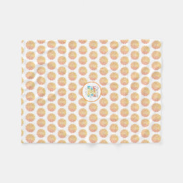 Laghter Wealth Happy Fleece Blanket