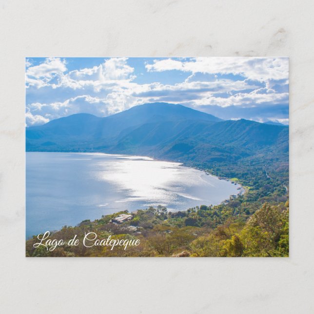 Lago de Coatepeque, El Salvador Postkarte (Vorderseite)